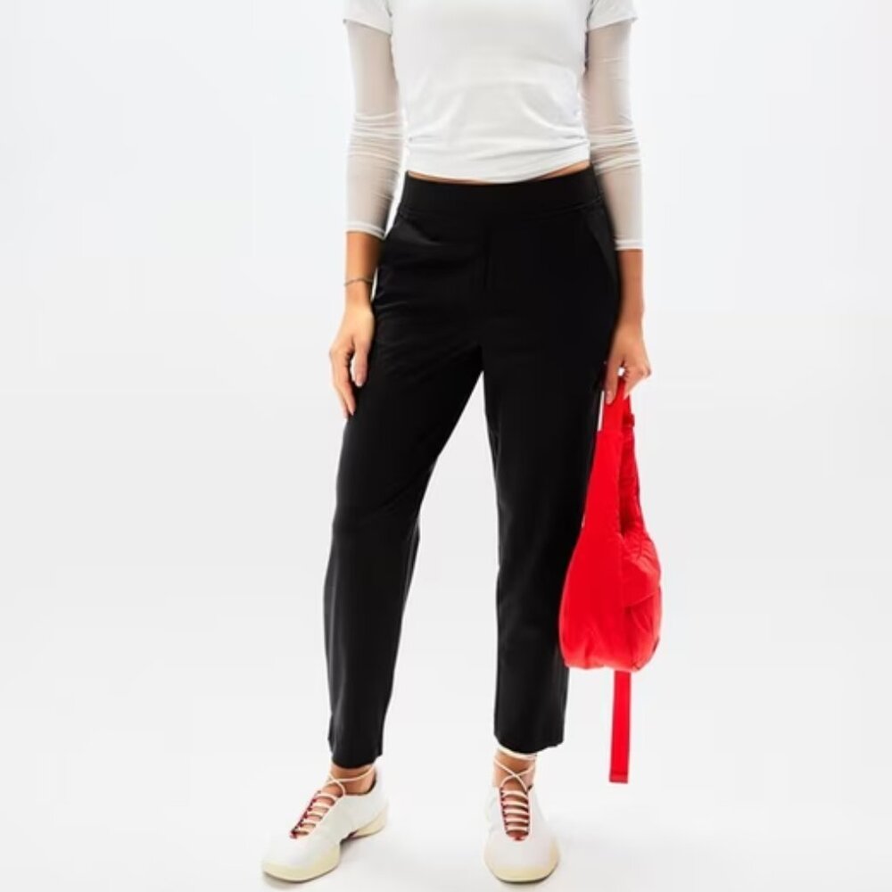 Athleta Brooklyn Mid Rise Ankle Pants - Black - Size 10 - NEW with tags
